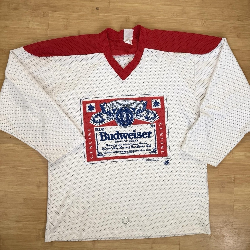 Vintage 1990s Mesh Budweiser Jersey Size Large (OS)  Ravens Athletics Canada